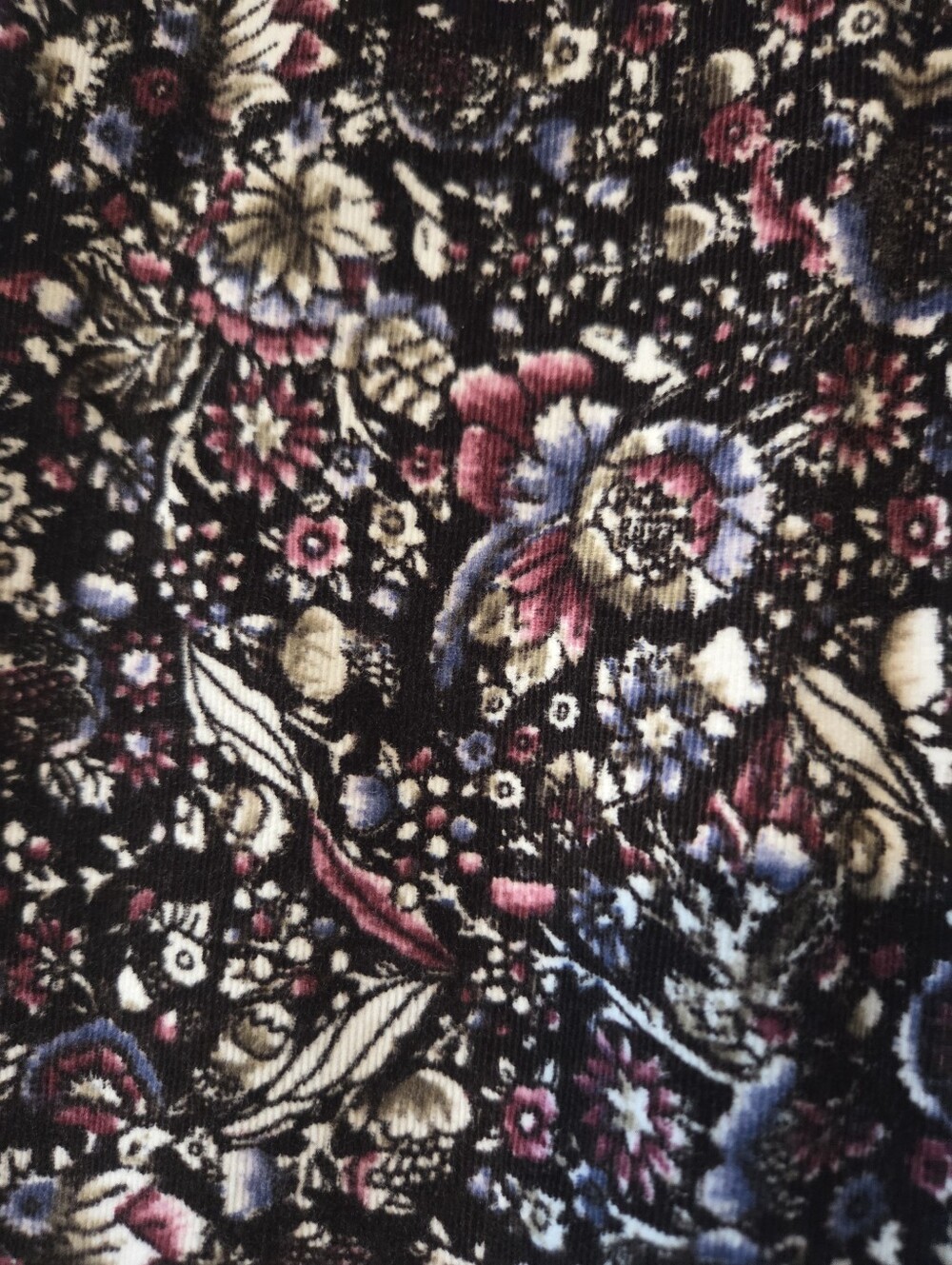 Club Monaco Floral Skinny Corduroy Cotton Jeans